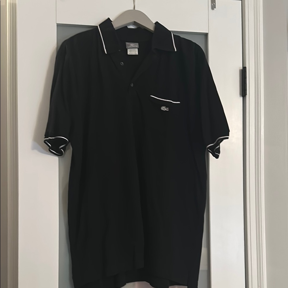 Lacoste Men's Black Polo Shirt